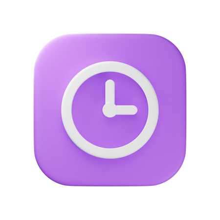 Reloj  3D Icon