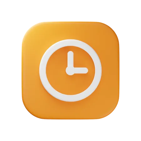 Reloj  3D Icon