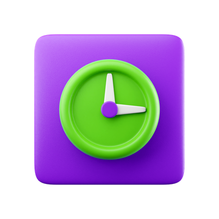 Reloj  3D Icon