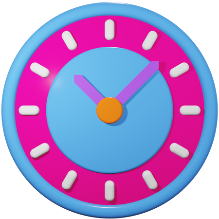 Reloj circular  3D Icon