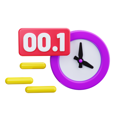 Reloj con temporizador de cuenta regresiva  3D Icon