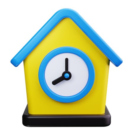 Reloj cucú  3D Icon