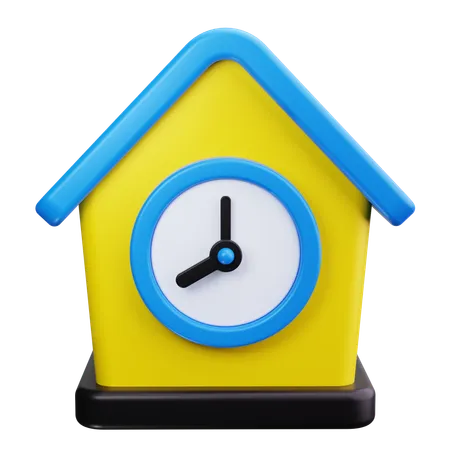 Reloj cucú  3D Icon