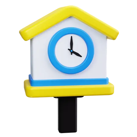 Reloj cucú  3D Icon