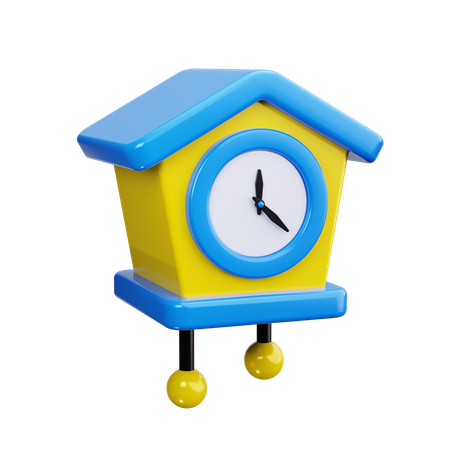 Reloj cucú  3D Icon