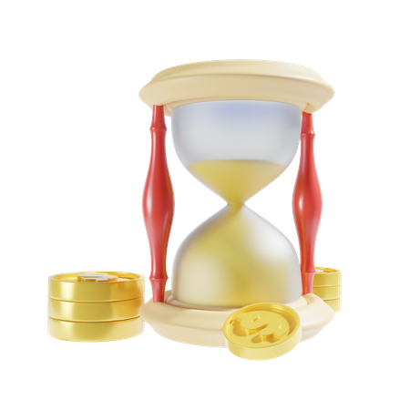 Reloj de arena  3D Icon