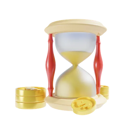 Reloj de arena  3D Icon