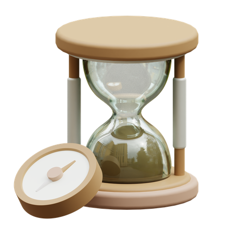 Reloj de arena  3D Icon