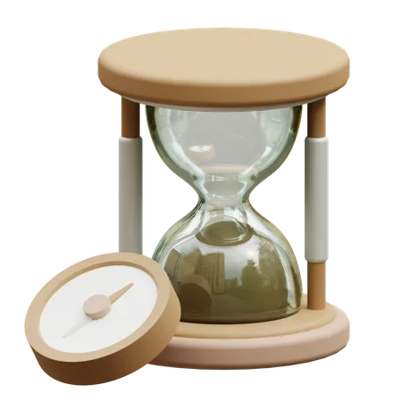 Reloj de arena  3D Icon