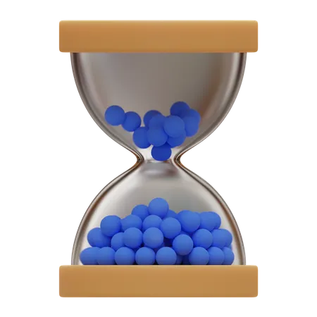 Reloj de arena  3D Illustration