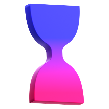 Reloj de arena abstracto  3D Icon