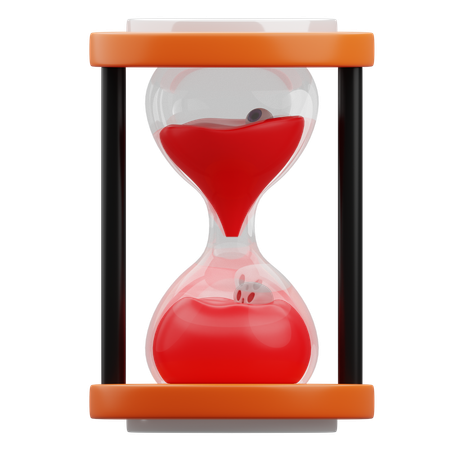 Reloj de arena sangriento  3D Icon