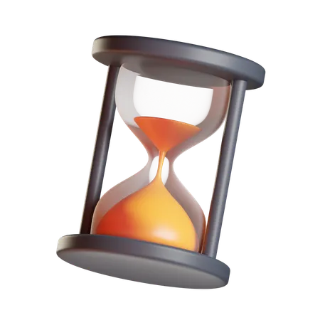 Reloj de arena transparente  3D Icon