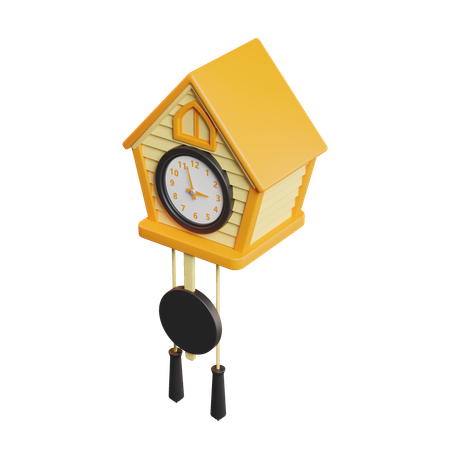 Reloj cucú  3D Icon