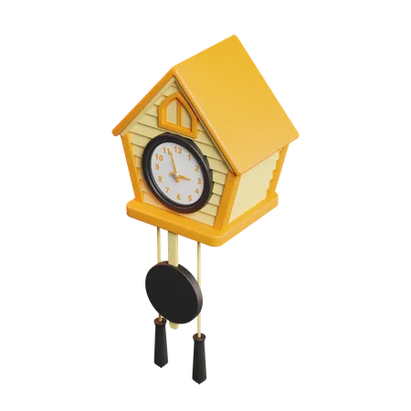 Reloj cucú  3D Icon