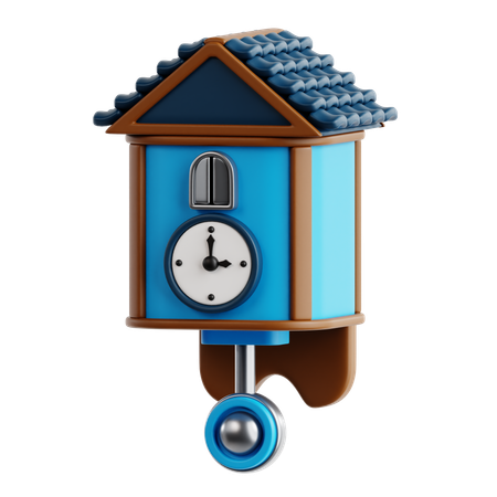 Reloj cucú  3D Icon