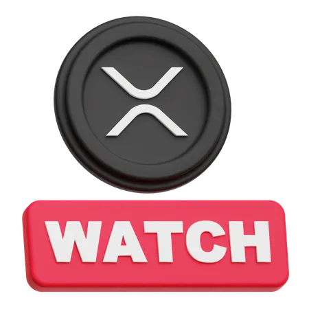 Observatorio de monedas XRP  3D Icon