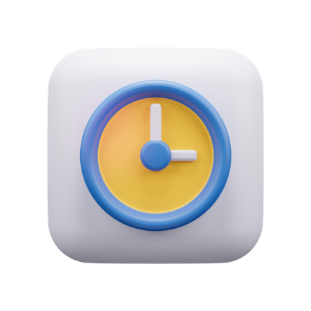 Reloj de pared  3D Icon