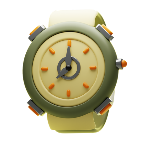 Reloj de pulsera  3D Icon