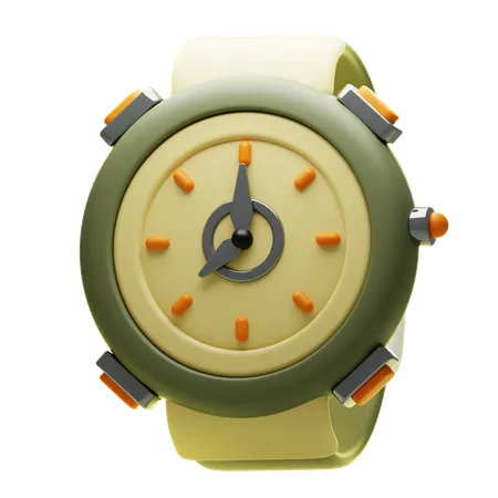 Reloj de pulsera  3D Icon