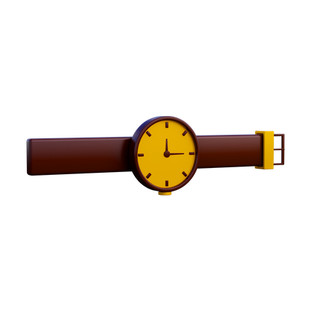 Reloj de pulsera  3D Illustration