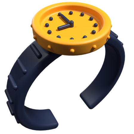 Reloj de pulsera  3D Icon