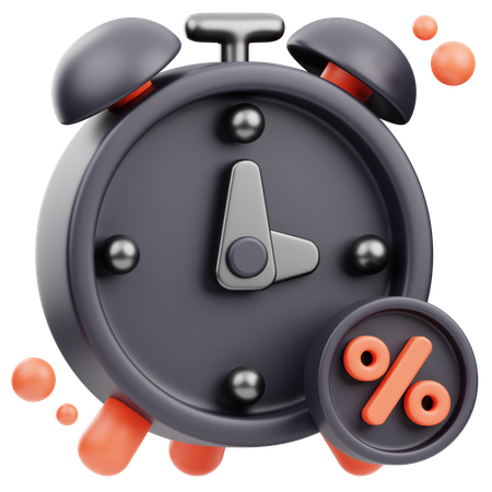 Reloj de tiempo limitado  3D Icon