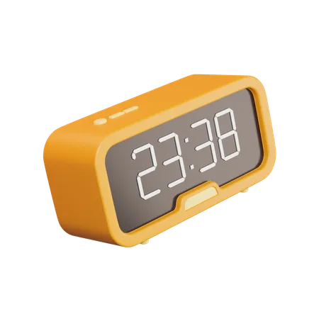 Reloj despertador digital  3D Icon