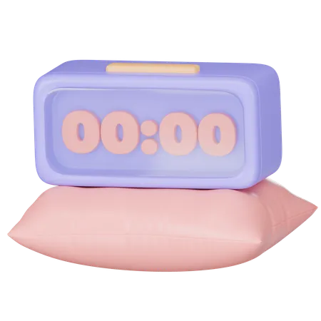 Reloj digital  3D Icon