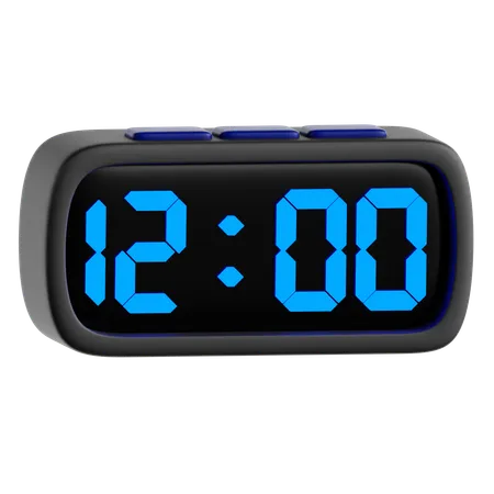 Reloj digital  3D Icon