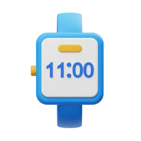 Reloj digital  3D Illustration