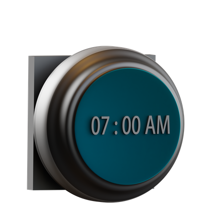 Reloj digital  3D Icon