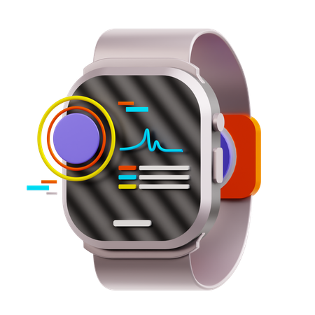 Reloj inteligente  3D Icon