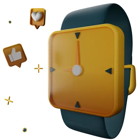 Reloj inteligente  3D Icon