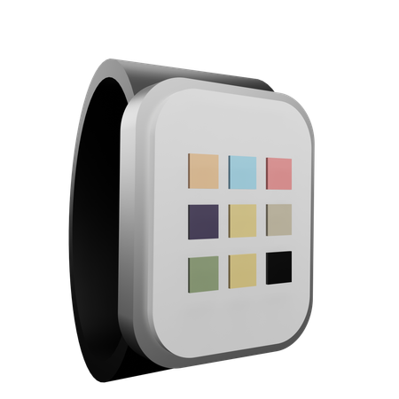 Reloj inteligente  3D Icon