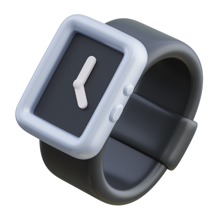 Reloj inteligente con pantalla de reloj  3D Icon