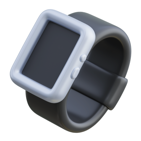 Reloj inteligente con pantalla vacía  3D Icon