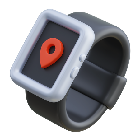 Reloj inteligente con pantalla de mapa GPS  3D Icon
