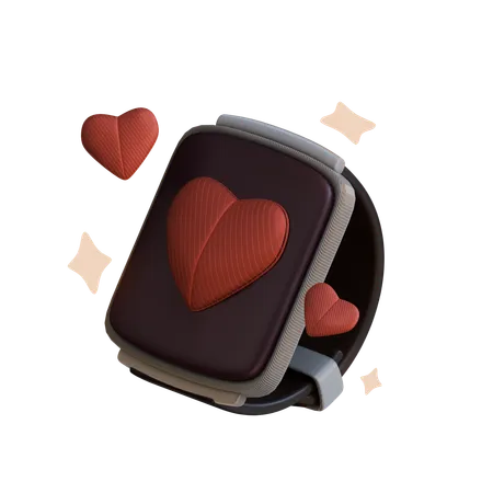 Amor reloj inteligente  3D Icon