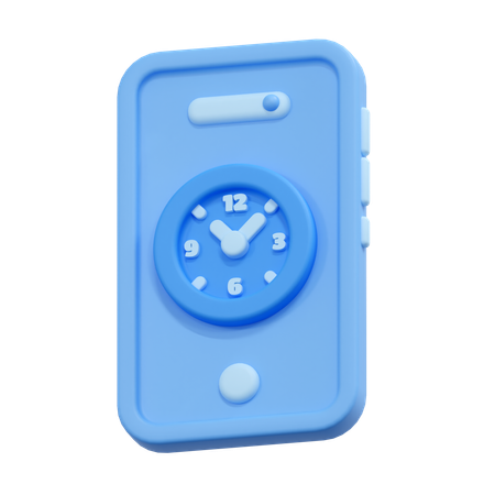 Reloj del teléfono inteligente  3D Icon