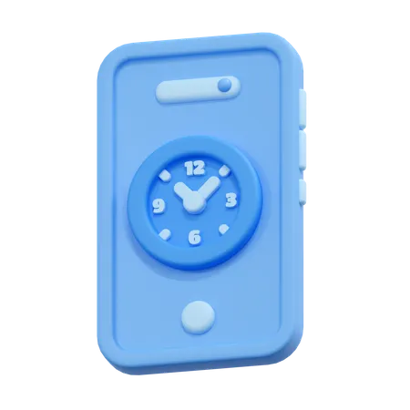 Reloj del teléfono inteligente  3D Icon