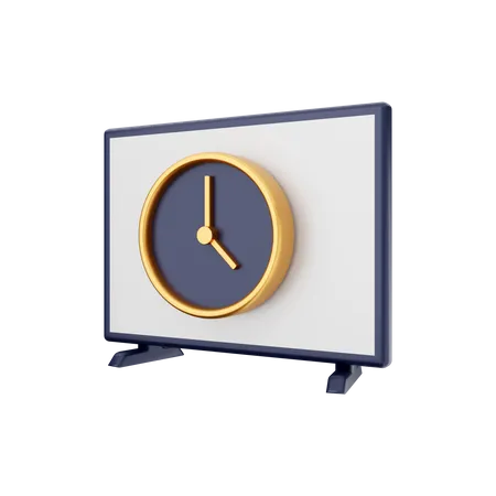 Temporizador de reloj  3D Illustration