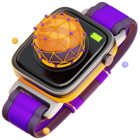 Reloj virtual  3D Icon