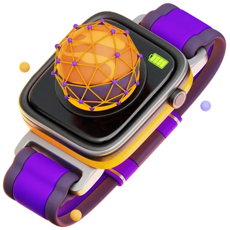 Reloj virtual  3D Icon