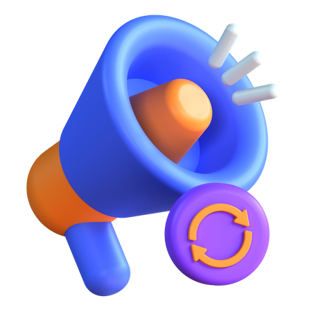 Remarketing  3D Icon