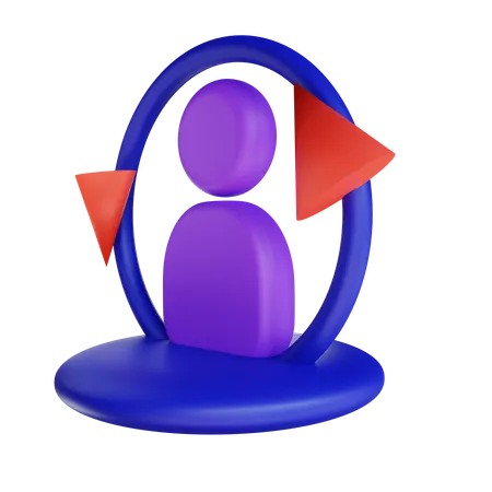Remarketing  3D Illustration