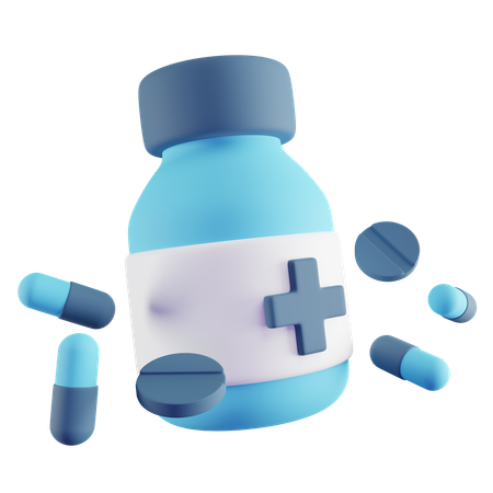 Medicamento  3D Icon