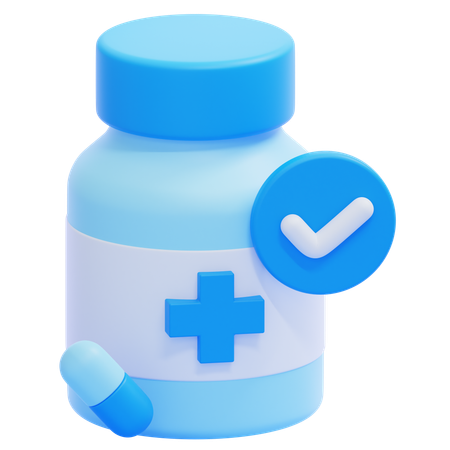 Medicamento  3D Icon