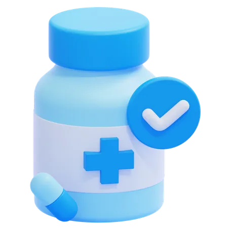 Medicamento  3D Icon