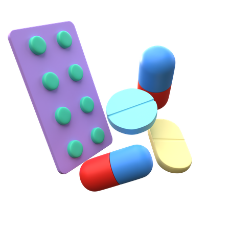 Medicamento  3D Icon